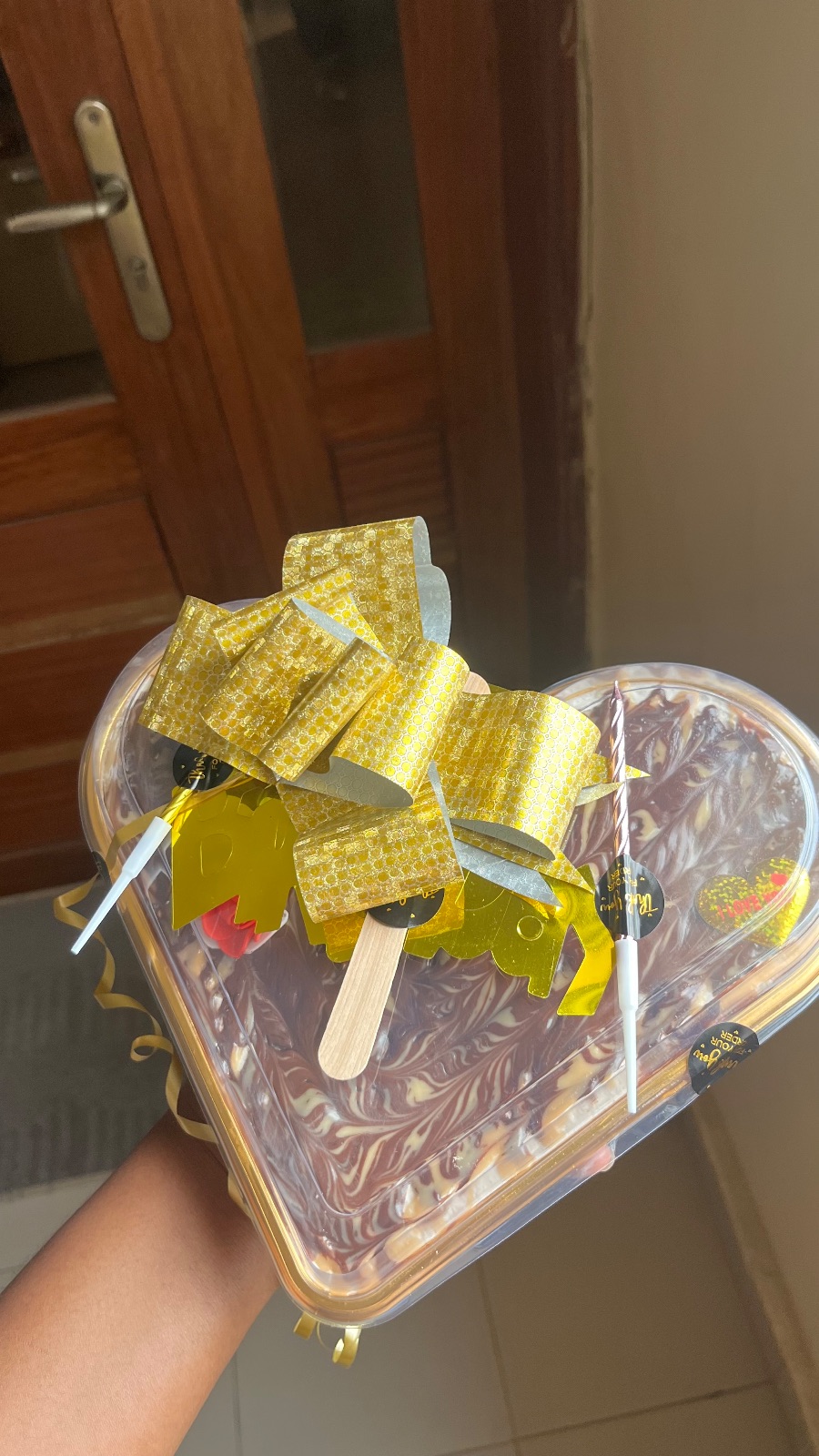 Tiragâteau décoré 