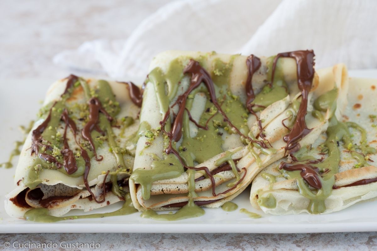 Crêpe pistache (10 pièces)